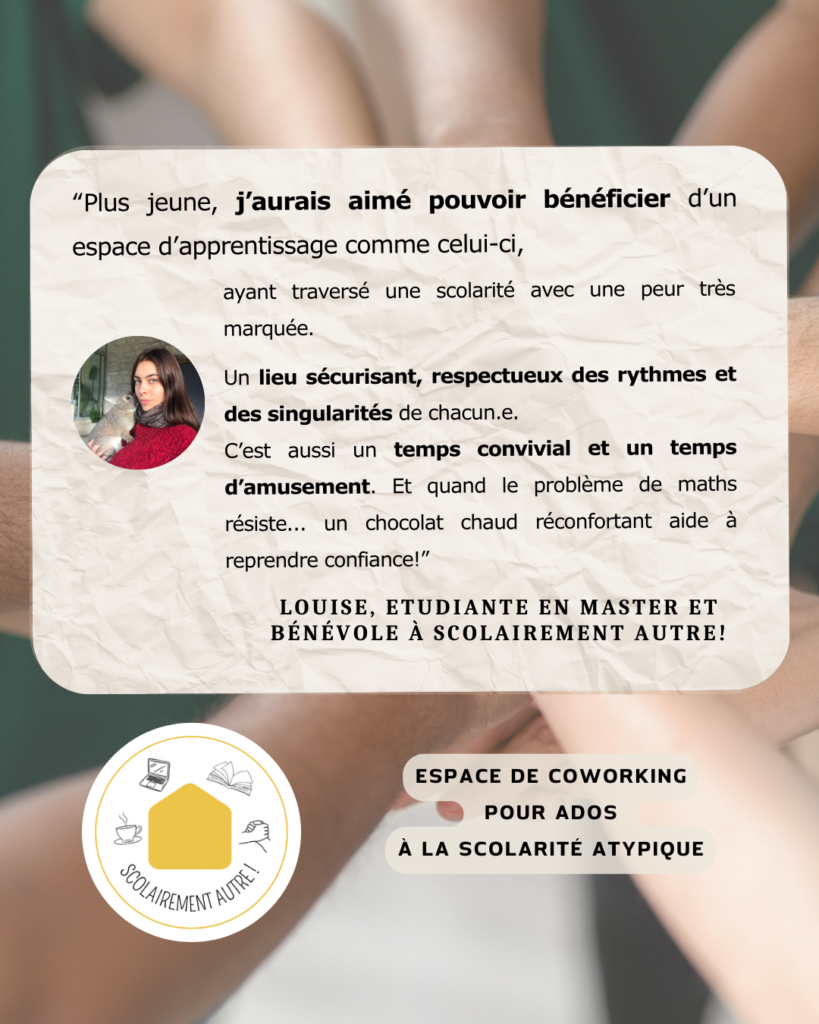Témoignage Louise, bénévole au coworking