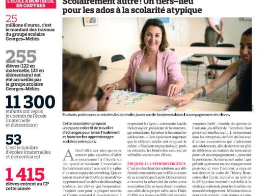 article du journal le montreuillois